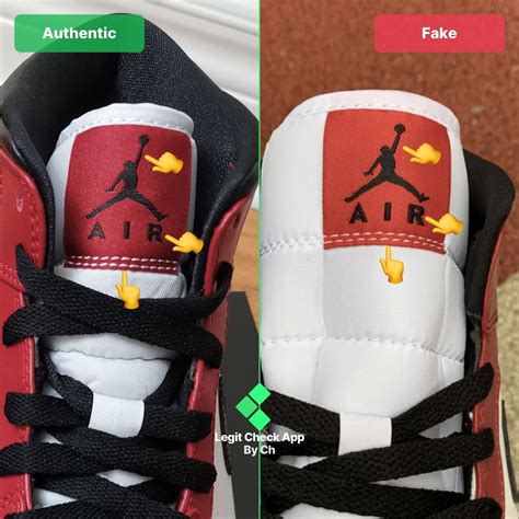 real jordan shoes vs fake|genuine jordan 1s.